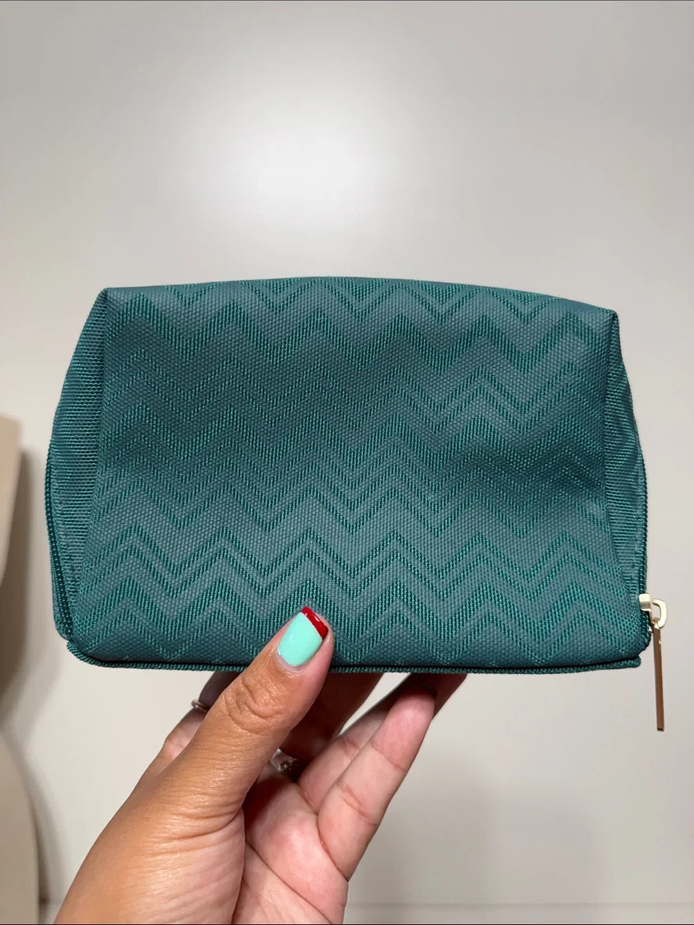Missoni for Delta One First Class Navy Zigzag Cosmetic/Travel Pouch or Bag Empty